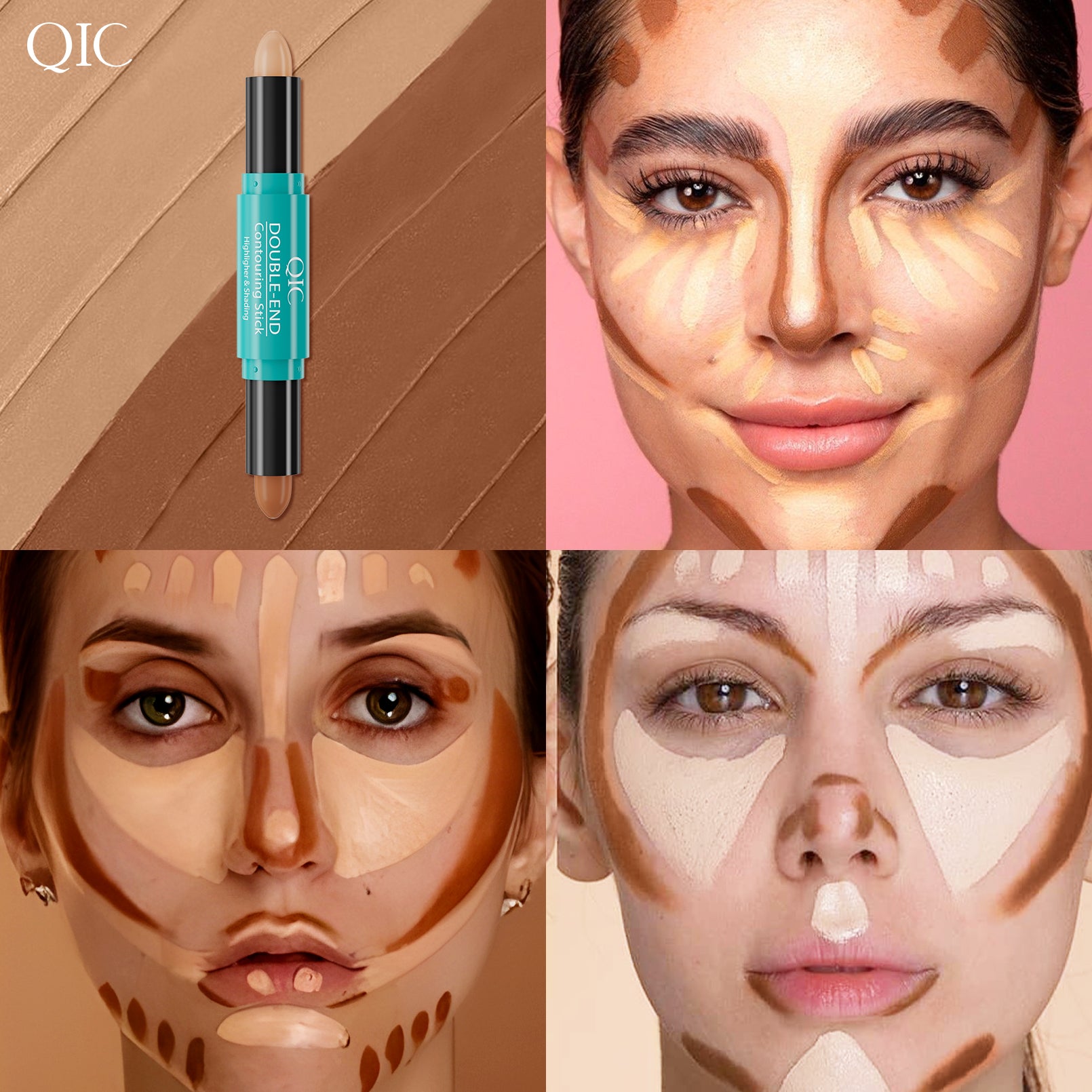 KARDASHIAN CONTOUR HACK IN A STICK 💎 | DUAL-ENDED MAGIC WAND: CHISEL JAWLINE 🔪 + ERASE PORES LIKE FACETUNE ✨ | 5-SEC V-FACE GLOW UP 🔥 #NoFilterNeeded KARDASHIAN CONTOUR HACK IN A STICK 💎 | DUAL-ENDED MAGIC WAND: CHISEL JAWLINE 🔪 + ERASE PORES LIKE FACETUNE ✨ | 5-SEC V-FACE GLOW UP 🔥 #NoFilterNeeded